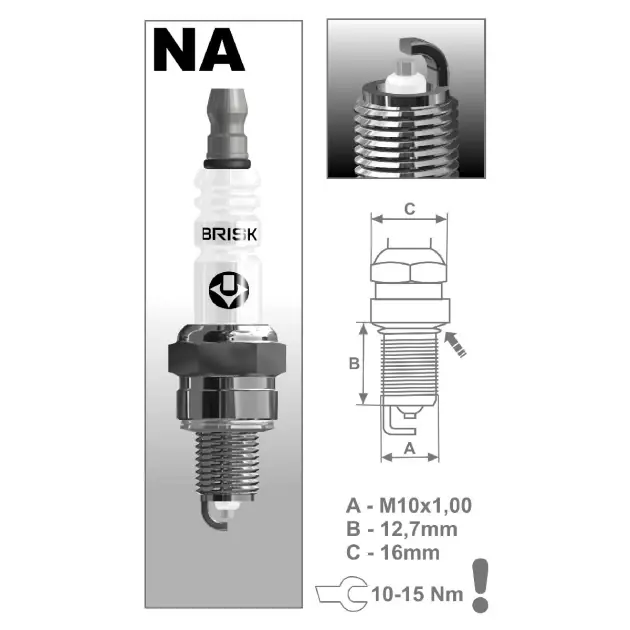 Akční cena | BRISK NAR12YS spark plug