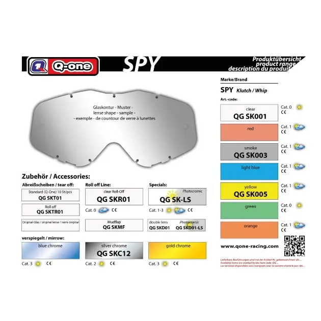 Právě dorazilo | Sklo Spy Alloy čirá