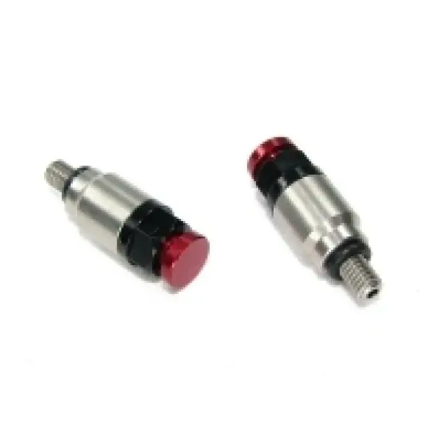 Bleeder Set (KYB/ Showa) M5 - red stanless steel | Nový produkt