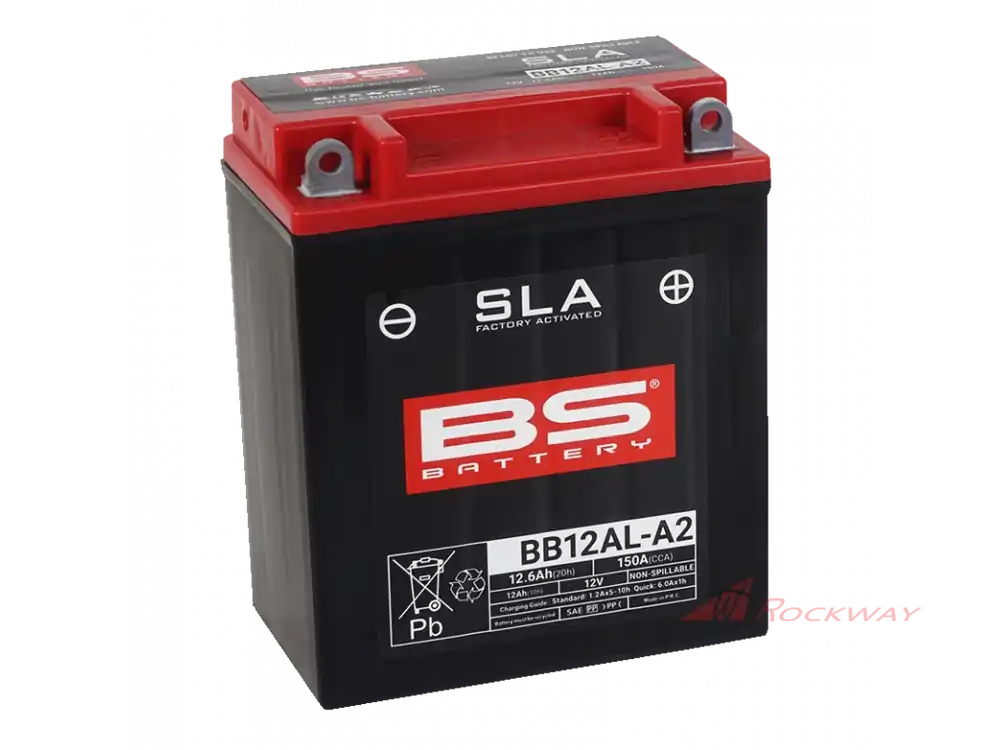 Cenový hit | Továrně aktivovaná motocyklová baterie BS-BATTERY BB12AL-A2 (FA) (YB12AL-A2 (FA)) SLA
