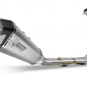 Výfuk kompletní 2x1 MIVV DELTA RACE Y.044.LDRX Stainless Steel / Carbon cap pro YAMAHA MT-07 700 2014-2020 - Nabídka končí brzy