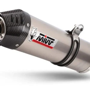 Koncovka výfuku MIVV OVAL S.049.LNC Titanium / Carbon cap pro SUZUKI DL 650 V-STROM 2017-2024 - Bezpečná platba
