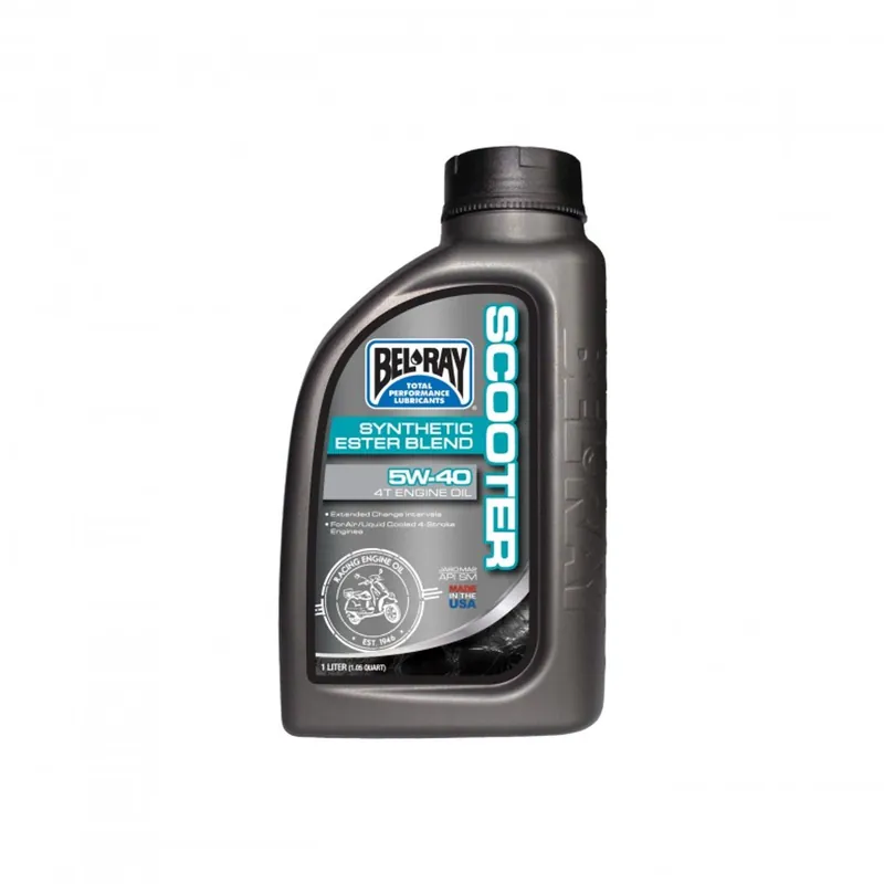 Motorový olej Bel-Ray SCOOTER SYNTHETIC ESTER BLEND 4T 5W-40 1 l | Kvalitní produkt