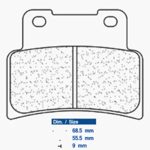 Ihned k dispozici | Brzdové destičky CL BRAKES 1187 A3+