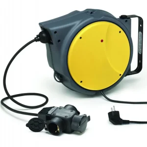 Právě přidáno - Naviják elektrického kabelu LV8 EQAC-ER10 220V 1600W s 3 zásuvkami