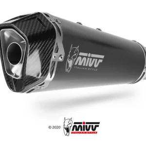 Koncovka výfuku MIVV DELTA RACE D.043.LDRB Černá nerezová ocel pro DUCATI Hypermotard 939 2016-2018 | Objednejte dnes