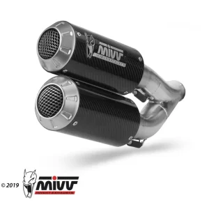 Lze objednat - 2 koncovky výfuku MIVV MK3 KT.022.LM3C Karbon pro KTM Super Duke 1290 / R 2014-2019