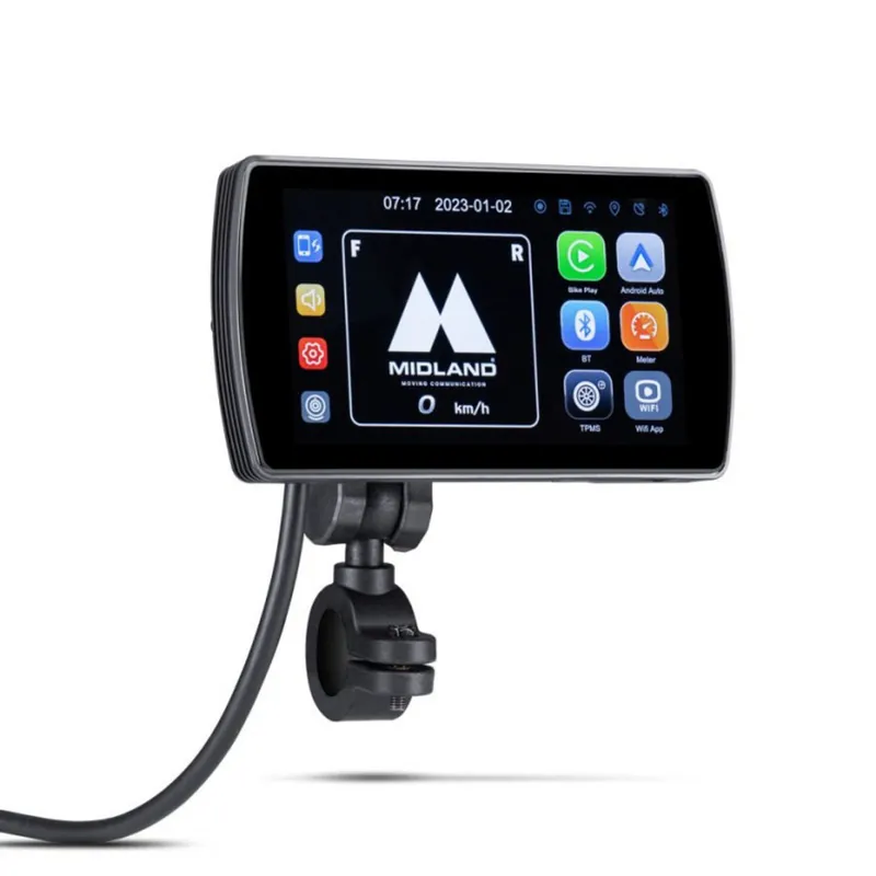 Doprodej | Bikeplay PRO – Displej na motorku s napájecím kabelem MIDLAND C1682