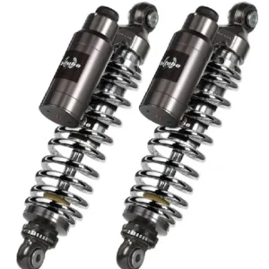 Top produkt - Zadní TWINSHOCK tlumič BITUBO nastavitelné předpětí pružiny, odskok, komprese, nádobka Piggyback CHROME EDITION pro ROYAL ENFIELD Interceptor 650 2025-2026