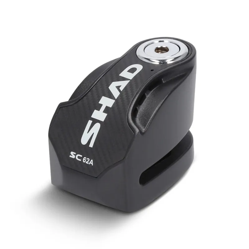 Zámek na kotouč s alarmem SHAD SC62A C0S6210A černý pin 10mm - Právě v prodeji