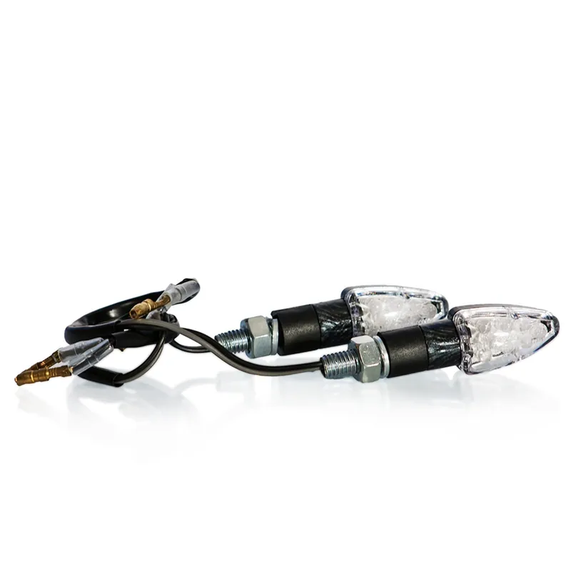 LED miniblinkry MOTION STUFF karbonový kryt čiré sklíčko - Špičková kvalita