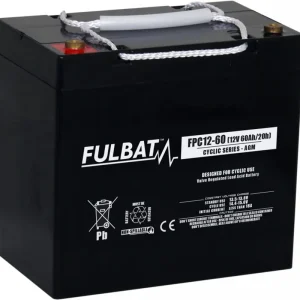 Baterie AGM FULBAT FPC12-60 (T6) - Nyní k dispozici