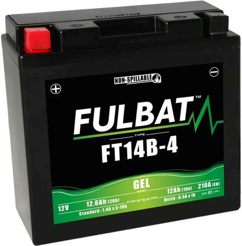 Gelová baterie FULBAT FT14B-4 (YT14B-4) - Premium