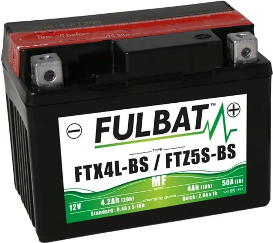 Bezúdržbová motocyklová baterie FULBAT FTX4L-BS (YTX4L-BS) - Novinka v sortimentu