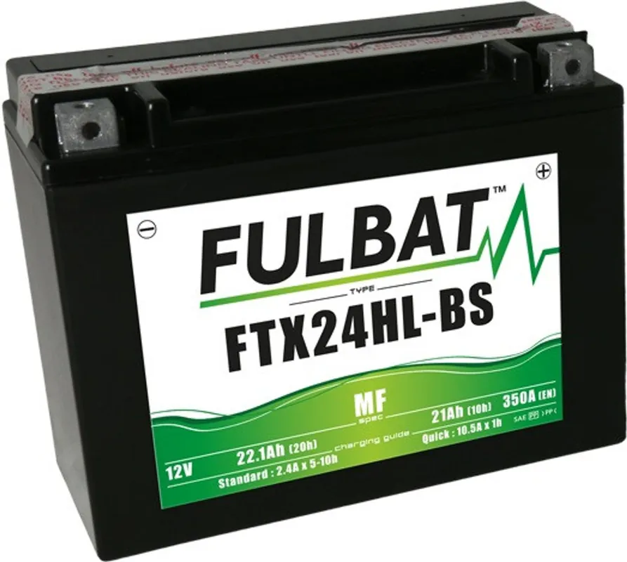 Bezúdržbová motocyklová baterie FULBAT FTX24HL-BS (YTX24HL-BS) | Výborné hodnocení