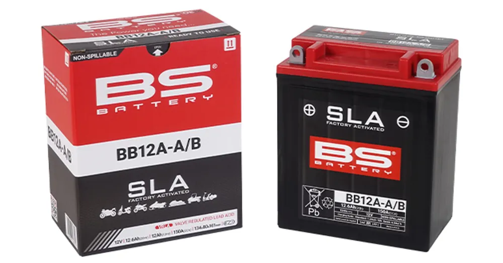 Nový produkt | Továrně aktivovaná motocyklová baterie BS-BATTERY BB12A-A/B SLA