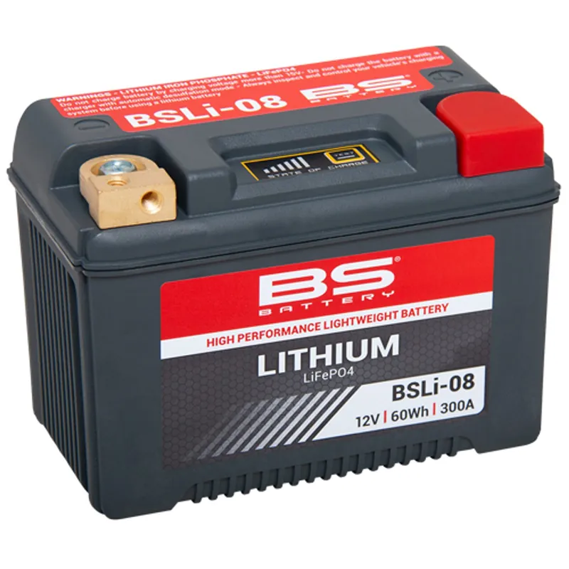 Lithiová motocyklová baterie BS-BATTERY BSLI-08 | Omezené zásoby