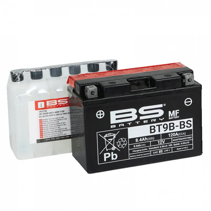 Nově k dispozici | Bezúdržbová motocyklová baterie BS-BATTERY BT9B-BS (YT9B-BS)