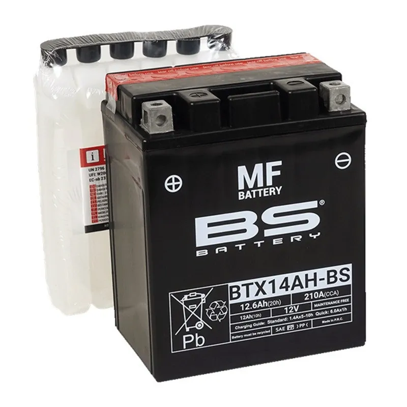 Nenechte si ujít nabídku - Bezúdržbová motocyklová baterie BS-BATTERY BTX14AH-BS