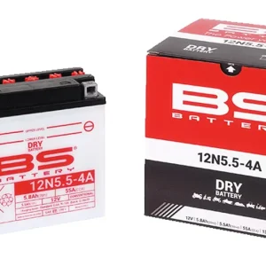 Doporučujeme - Konvenční motocyklová baterie BS-BATTERY 12N5.5-4A Včetně balení kyseliny