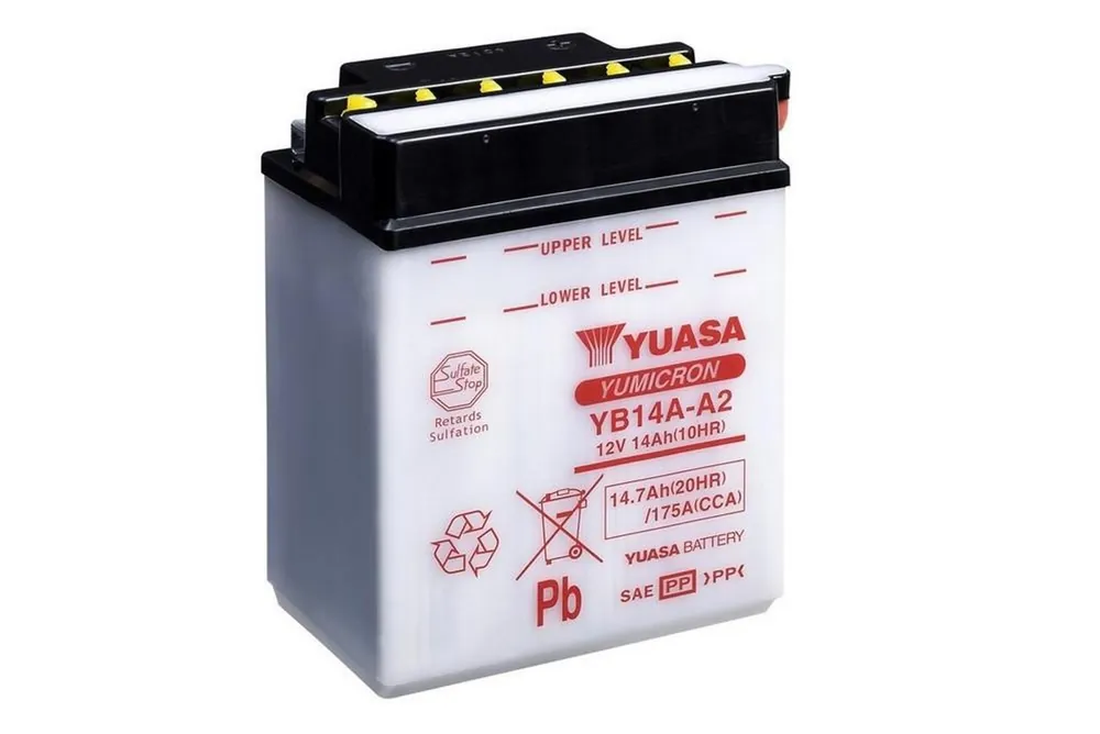 Rychlé doručení - Yumicron akumulátor bez kyseliny YUASA YB14A-A2