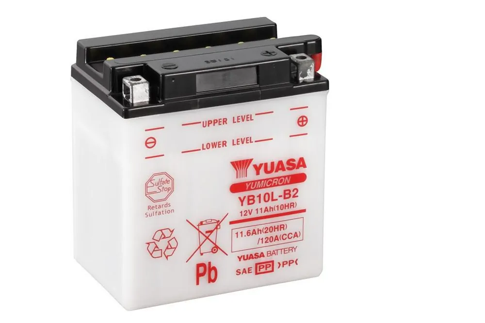 Připraveno k odeslání | Yumicron akumulátor vč. kyseliny YUASA YB10L-B2