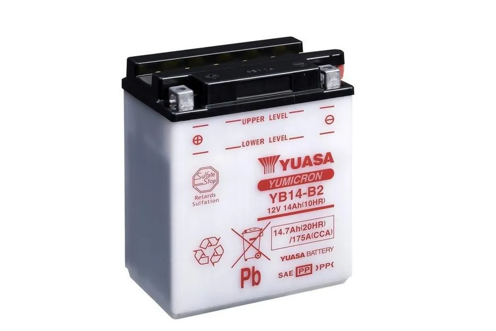 Populární - Yumicron akumulátor vč. kyseliny YUASA YB14-B2